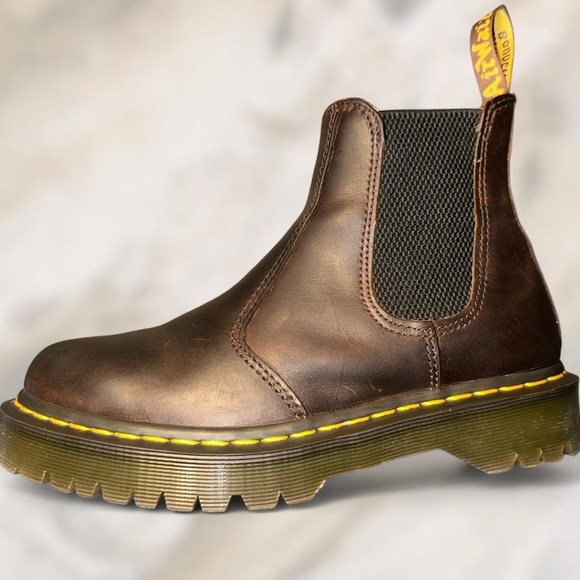 Dr Marten 2976 Chelsea Brown Leather Size 9 - Picture 3 of 7